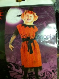 Costume zucca bambina