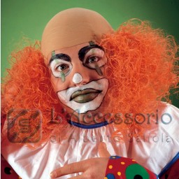 Parrucca calotta clown