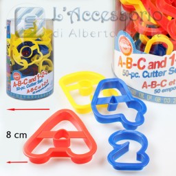 Set 50 tagliapasta alfabeto