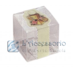 Scatolina cubo 5x5x5 trasparente