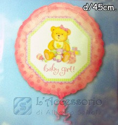 Palloncino in mylar 18 pollici Baby girl