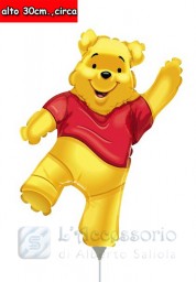 Palloncino in mylar minishape Winnie the Pooh