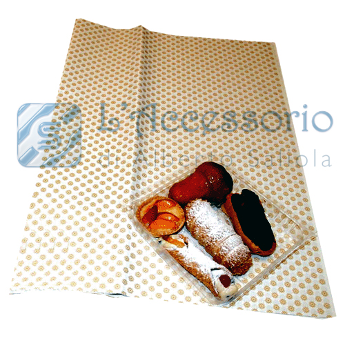 Carta oleata stampata 70×100 per alimenti – L'Accessorio di Alberto Saliola